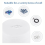 110 Sheets Microwave Kiln Papers4.7 Inch Round Ceramic Fiber 5