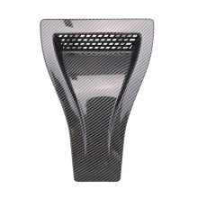 Universal Motorhaube Vent Lufteinlass Abdeckung Carbon Look Auto Teile