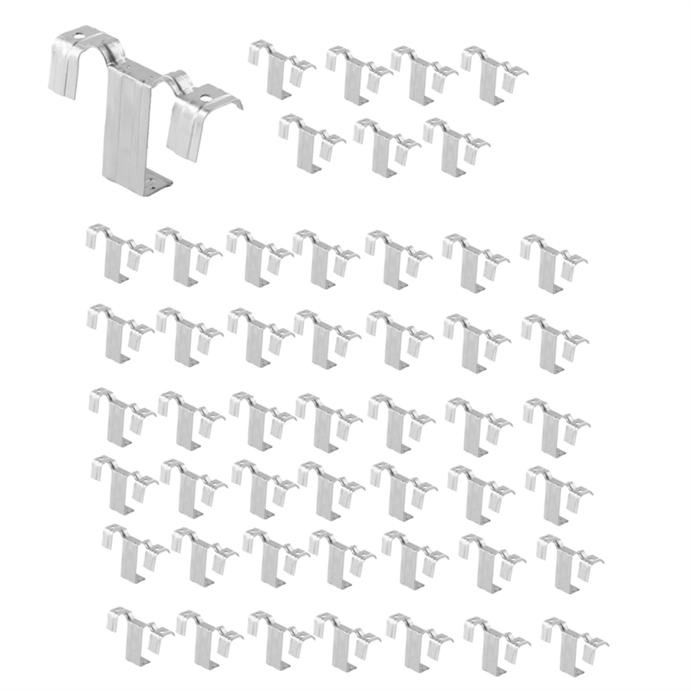 50Pcs 30Mm Solar Panel Photovoltaic Water Guide Clip Stainless Steel 4711483168816