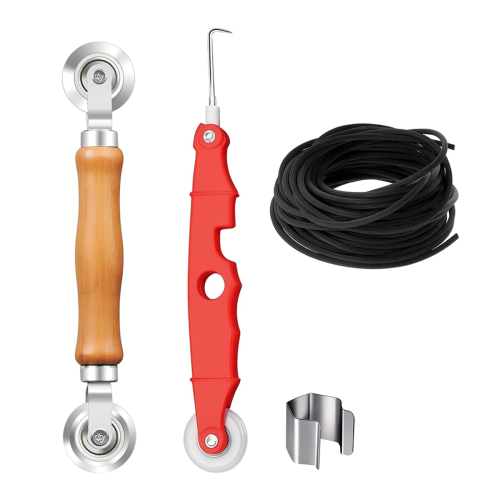 Fly Screen Repair Set Tool Double Wheel Sealing Roller