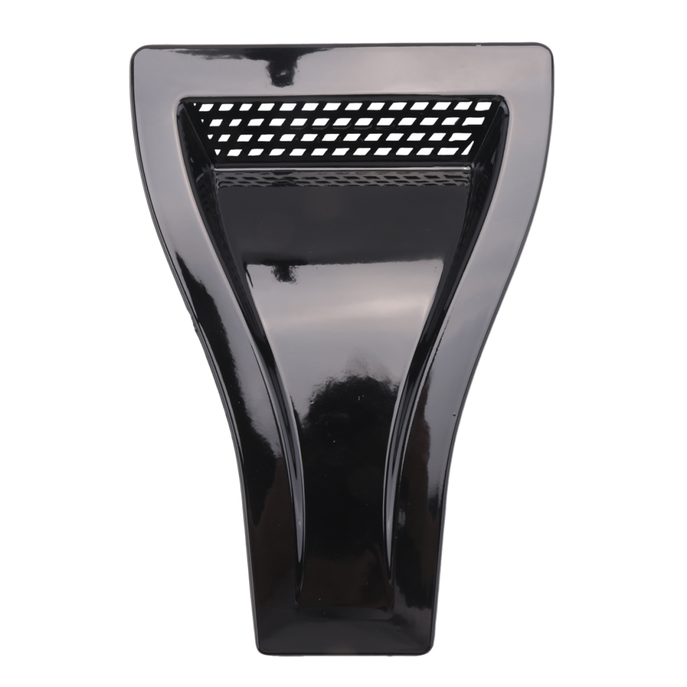 Universal Engine Hood Vent Air Intake Cover Glossy Car Parts Black 4711483167482
