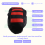 Funda de asiento para X roja 5