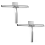 2-pack multi-purpose shower scrapers
Squeegees with adhesive hook
Stainless steel wiper 1