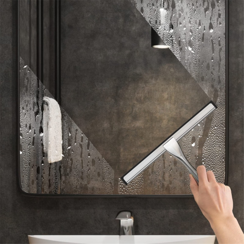 2-pack multi-purpose shower scrapers
Squeegees with adhesive hook
Stainless steel wiper 2