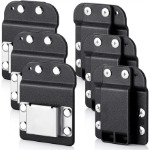 Juego de 3 soportes para cinta métrica con clip para taladro de perfil bajo