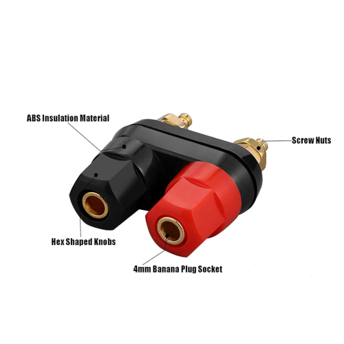 20Pcs Banana Plug Jack Female Socket for Speaker Amplifier Terminal 2