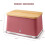Swan Swan Nordic Fuchsia Rose Bread Bin and Canisters Kitchen Storage Set 11