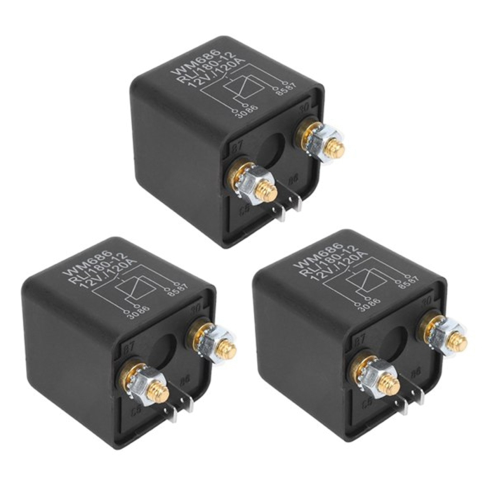 3Pcs Dc 12V Relay Battery Isolating Relay 12V / 120A Load 4711483153461