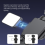 2 pezzi per Pocket3 Mini LED Light 3 livelli di luce morbida regolabile 5