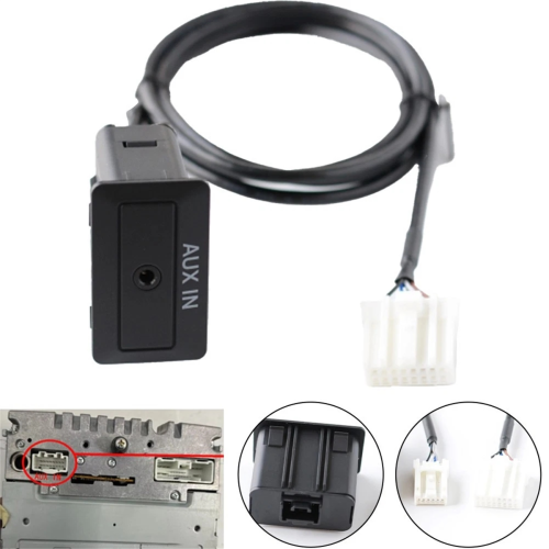 TD74-66-DFX 16Pin Car AUX Audio Interface for -9 for 3 2