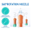 Portatile per denti Mini piccolo arancione 3