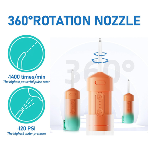 Portatile per denti Mini piccolo arancione 2