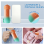 Portatile per denti Mini piccolo arancione 5