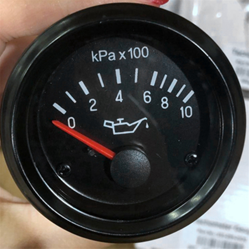 Μετρητής πίεσης λαδιού κινητήρα 12V 0-10bar για φορτηγό 52mm 2