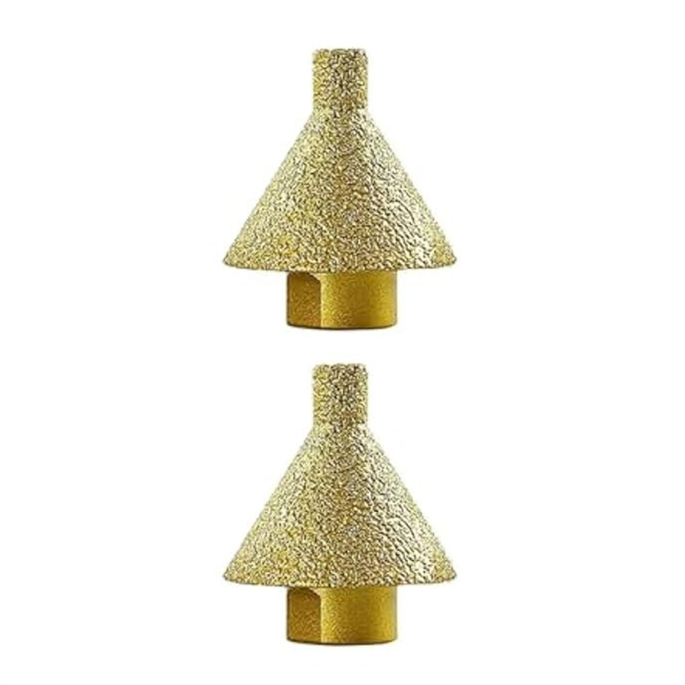 2Pcs M10 Diamond Chamfering Bits For Angle Grinders,Tile Ceramic 38Mm 4711483157360