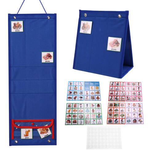 Tabella della routine giornaliera visiva per bambini blu 2