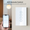 WiFi Smart Light Switch 2500W 2 Gang Touch Switch with Neutral Wire B 6