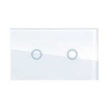 WiFi Smart Light Switch 2500W 2 Gang Touch Switch with Neutral Wire B