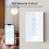 WiFi Smart Light Switch 2500W 2 Gang Touch Switch with Neutral Wire B 4