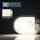 Lámpara de luz de techo interior de 24 LED con interruptor para RV Marine 6