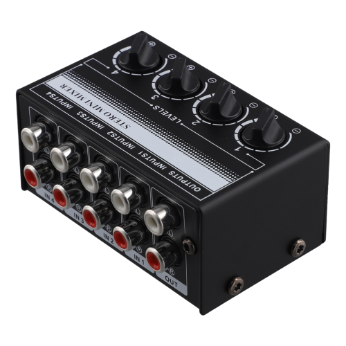 Mini-Stereo-Audiomixer, 4-Kanal-Passivmixer 1