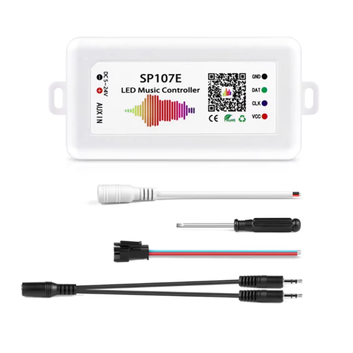 LED Strip Light Controller SP107E Music Controller for WS2812B WS2811