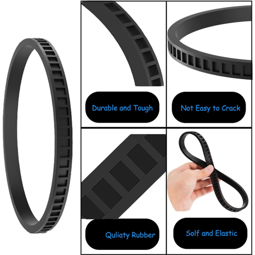 6 Pcs 45-69-0010 Replacement Blade Pulley Tires for Band Saw 1