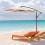 Parasol Replacement Cover 2.7m 8 Struts, for Balcony, Garden, Pool, Beach, Red 3