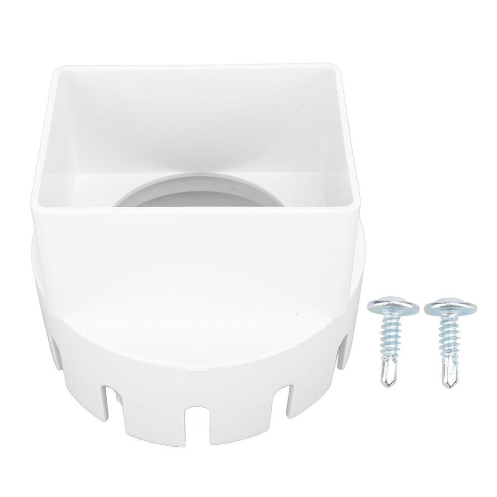 Rain Gutter Downspout Adapter 3x4 Inch Pvc Square Rain Gutter To Drain Pipe Adapter For Outdoor