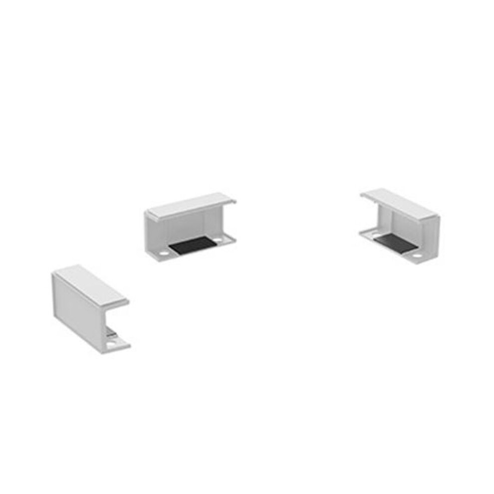 (white) 3pcs/set Wall Mount Laptop Holder Invisible Plastic Bracket Mounted On Table