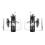 Drum Strap Rack Metal Mounting Rack with Screws Drum Strap Adapter 1