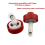 Wassertankdeckel + Clip-Verriegelungslasche für V12 Slim V15 Detect 6