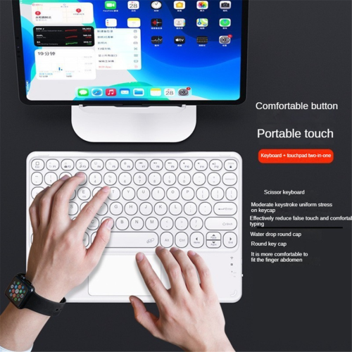 Wireless Bluetooth Keyboard for Pad PC Tablet White 1