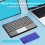 Wireless Bluetooth Keyboard for Pad PC Tablet White 4