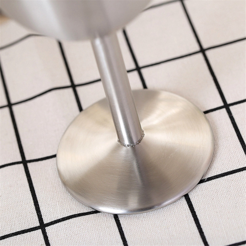 Wine Glass Stainless Steel Double Layer Goblet White 2
