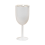 Wine Glass Stainless Steel Double Layer Goblet White 1