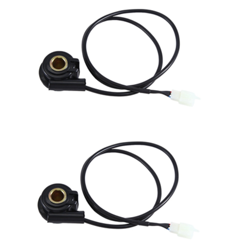 2 Pcs Motorcycle Digital Odometer Speedometer 3-Wire Sensor Cable