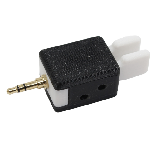 Διπλό κλειδί CW Διπλό αυτόματο κλειδί κώδικα Morse Mini Μαύρο