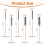 Drill Hole Brush Set 8/12/16/20/25/30mm Cleaning Brush 4