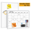 Monatlicher Whiteboard-Kalender 16x12in 3
