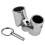 Pole Railing Mast Canopy Pull Pin Tube Pipe Swivel Coupling Connector 2