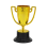 10 mini trofei con mini pallone da calcio, premio trofeo d'oro 6