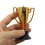 10 mini trofei con mini pallone da calcio, premio trofeo d'oro 5