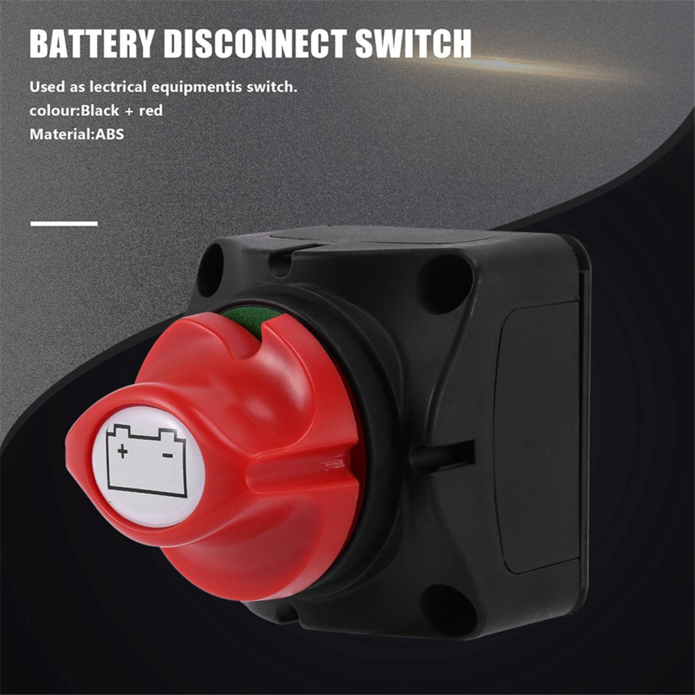 12V Battery Disconnect Rotary Switch Cut On/Off Set 4711483196260