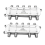 2PCS Satellite 8 Way Coaxial Cable Splitter 5-2400MHz F Type Plug 1