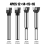Triangular Shank Carbide Wood Drill Bits Wood Hole Opener 5