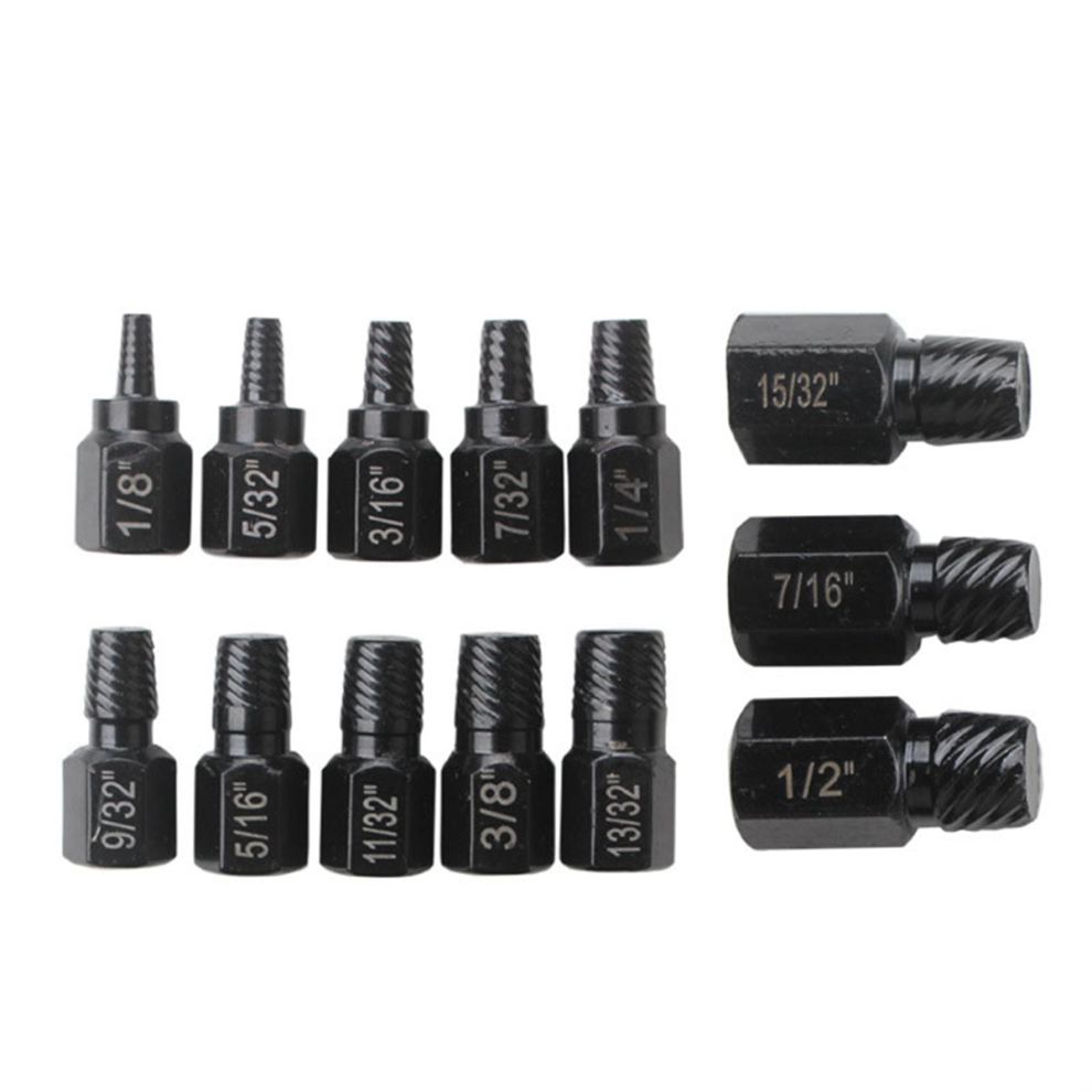 13Pcs Screw Extractor Kit Damaged Screw Remover Set 4711483101103