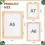 3Pieces Paper Making Wooden Paper Making Mould Papermaking Screen Kit 6