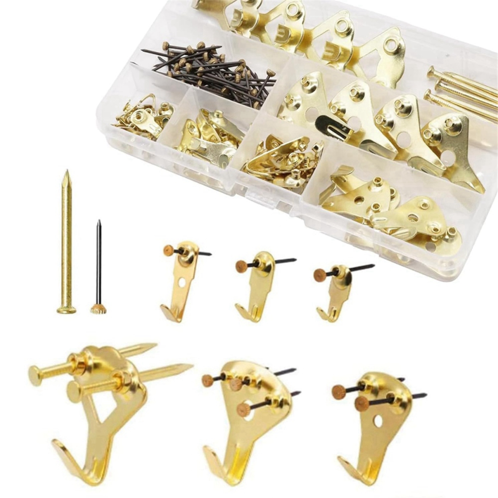 120Pcs Picture Hanging Kit,Picture Hangers Assorted Kit 4711483186681