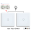 1Gang 2Way Dual Touch Switch Tempered Glass Panel Stair Switch Black 3